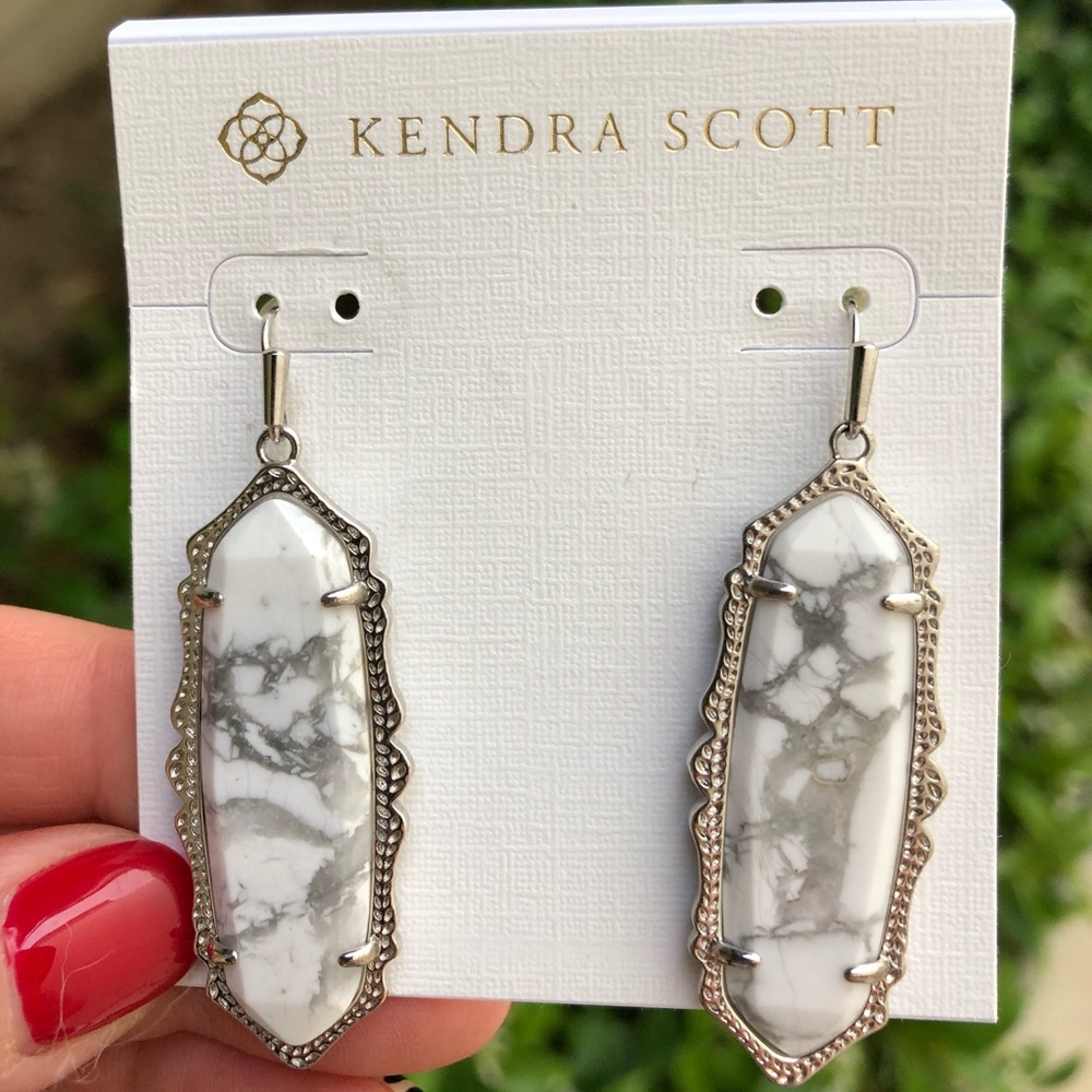 Kendra Scott Howlite Francine Earrings